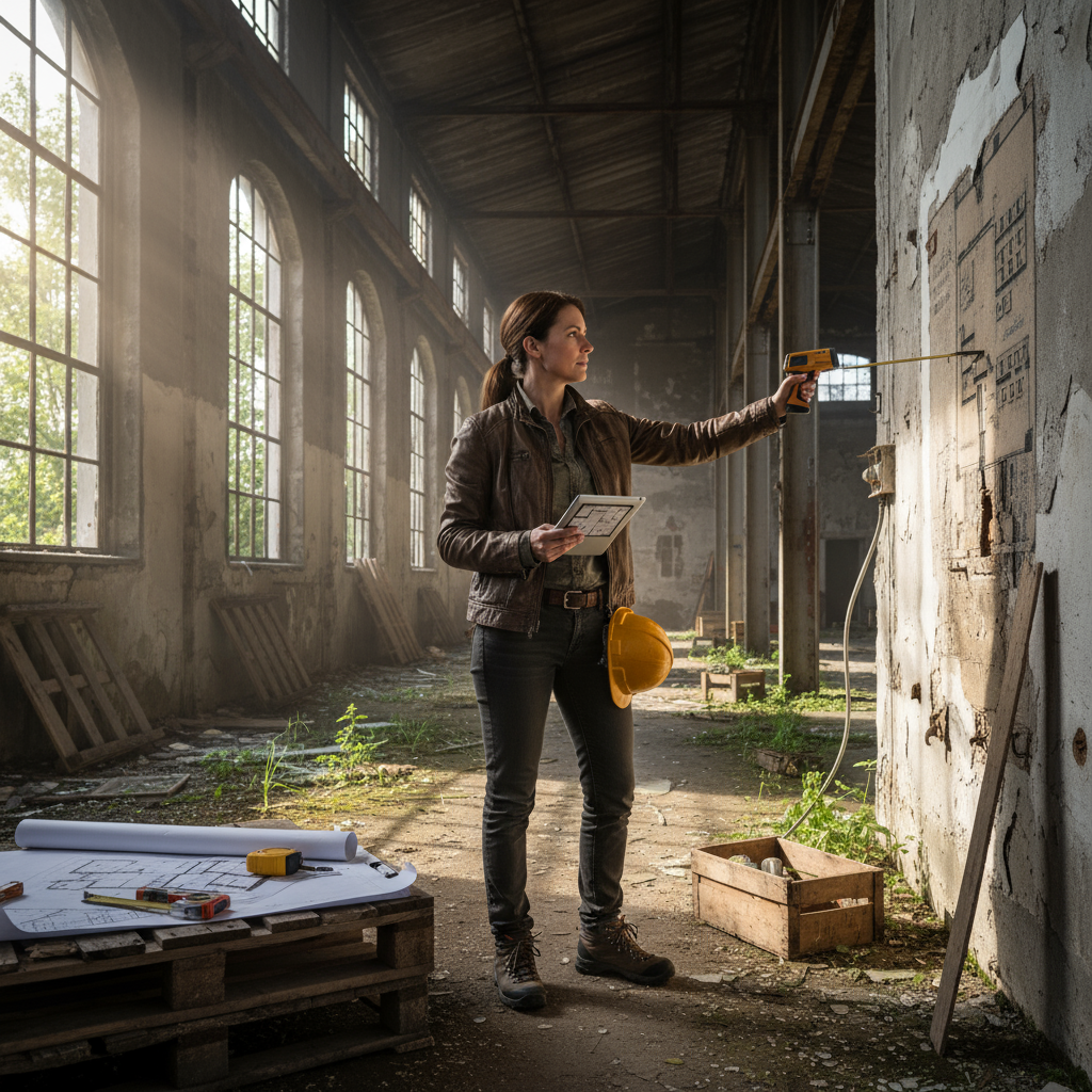 a person who is evaluating the place